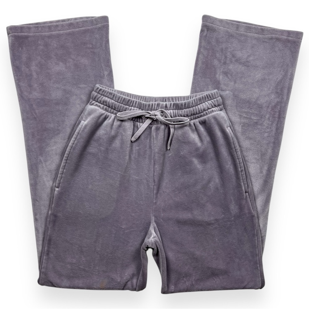 H&M Pink Velour Track Pant Sweatpants